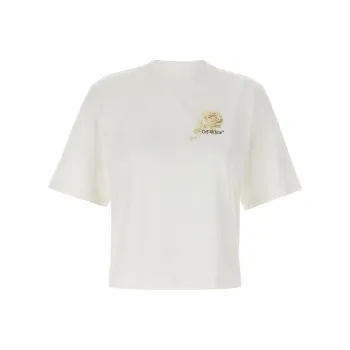 OFF WHITE Roses Arrows print T shirt