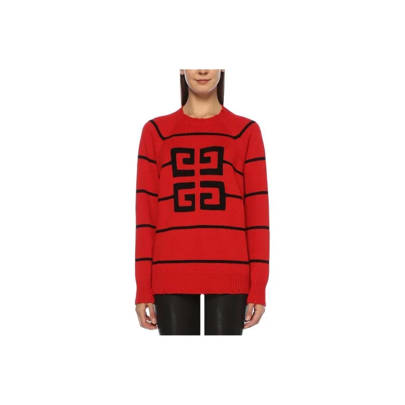 Givenchy Sweaters Women's Red-0
