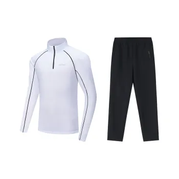 Tectop Casual Sportswear Men's Pure White/Classic Black