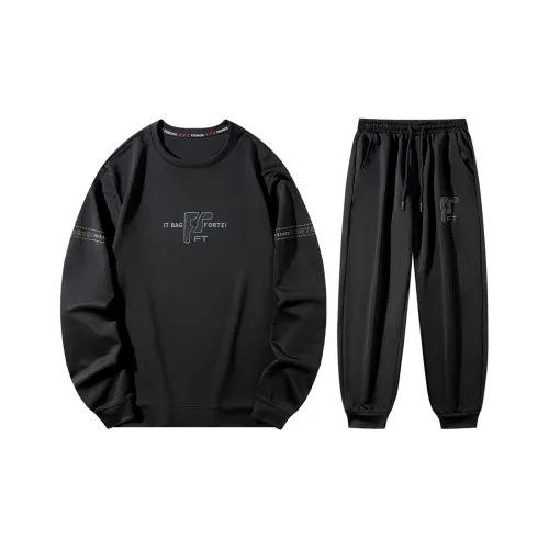 FORTEI Sweatshirt Set Men's Black
