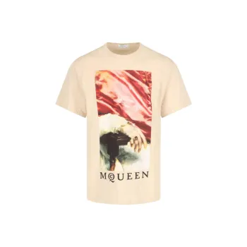 Alexander McQueen Graphic Printed Crewneck T Shirt