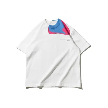 Ning Cai Yuer Set in Sleeve T Shirt Women's White
