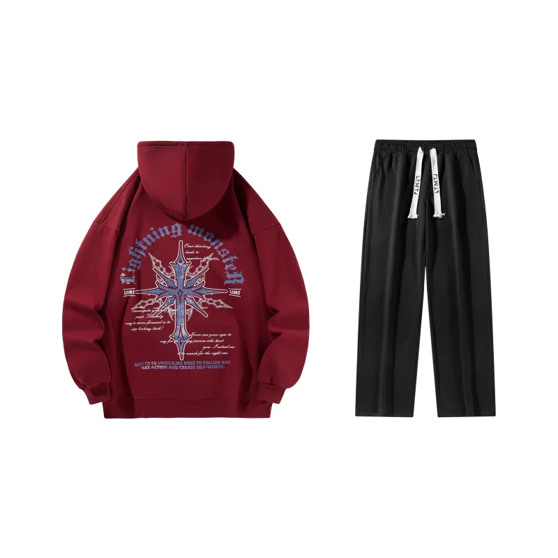 LIGHTNING MONSTER Sweatshirt Set Unisex-6