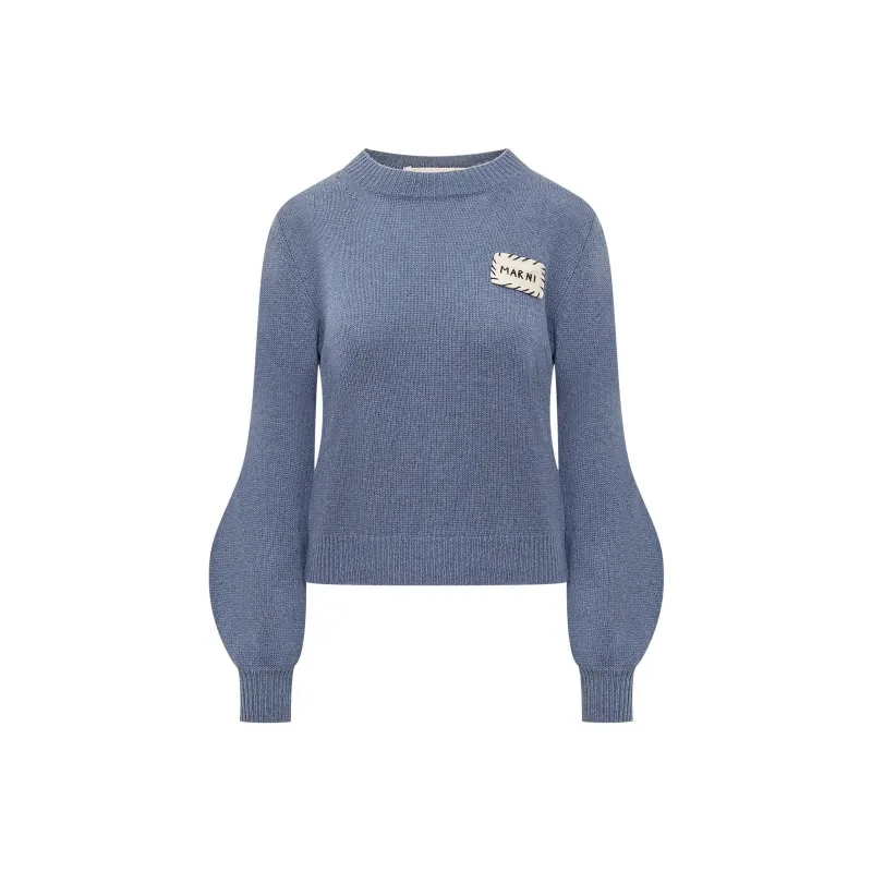 MARNI Logo Patch Knit Sweater-0