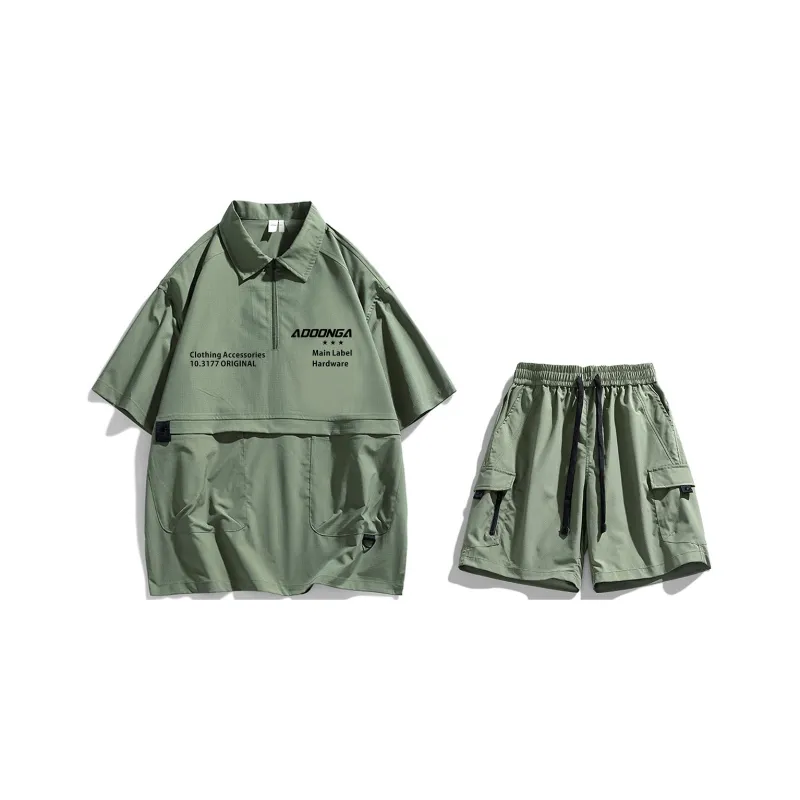 ADOONGA Shirt Matching Set Unisex-4
