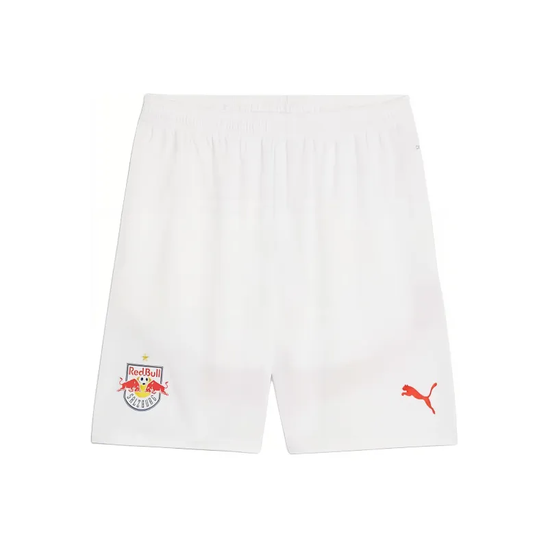 PUMA Red Bull Salzburg SS24 Soccer Bottoms Men's White Red-0