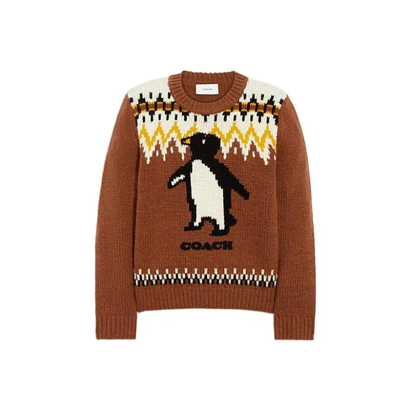 COACH FW22 Sweater Women's Brown-0