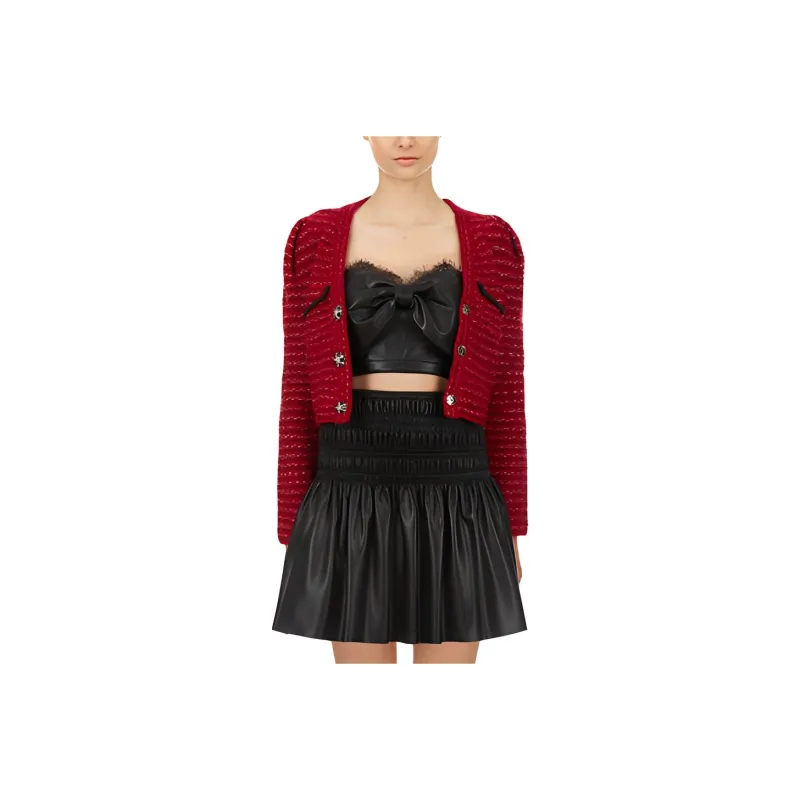 Self portrait Sweater Women's Red-0