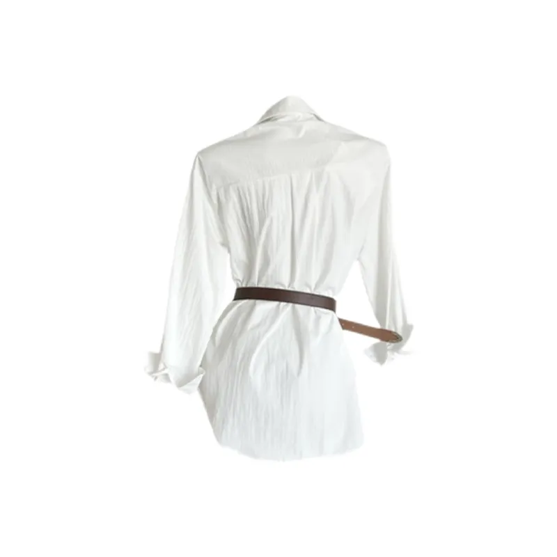 ABBY GODDESS Long Sleeved Dress Women's White-1