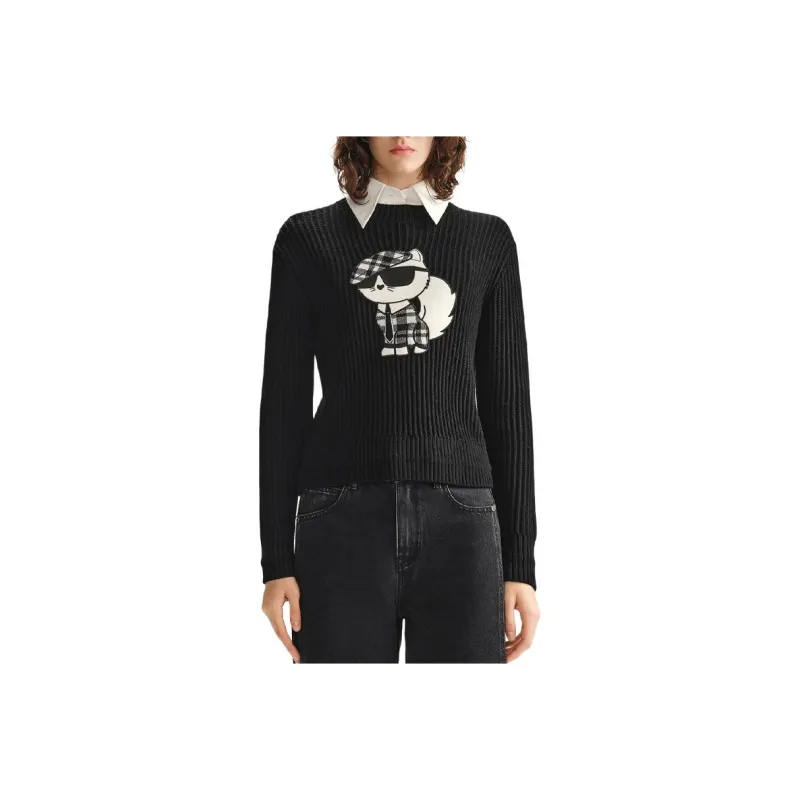 KARL LAGERFELD FW23 Sweater Women's Black-0
