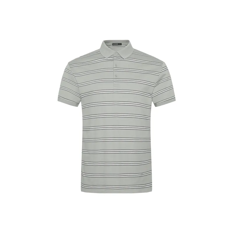 LESS IS MORE Polo Shirt Men's Medium Green Gray 24XTX1301Y-0