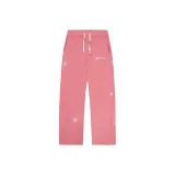 Pink Embroidery Pants