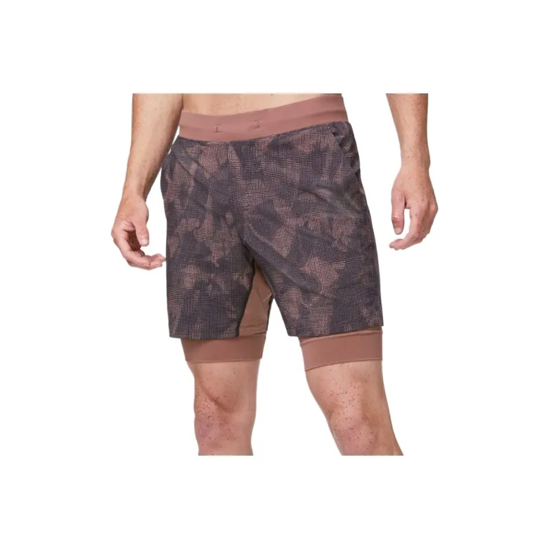 Lululemon T.H.E. Sports Shorts Men's Phantom Red Dust Obsidian-0