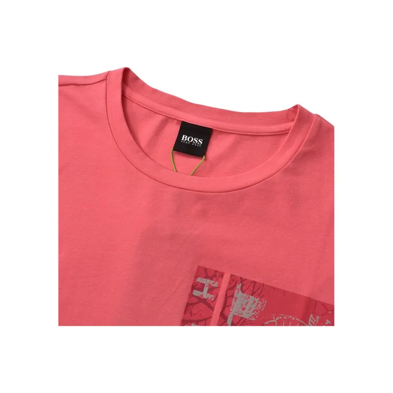 HUGO BOSS SS22 T Shirt Men's Rose Red-3