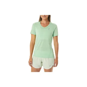 Asics RACE V T-Shirt Women's Electric Stone/Low Whisper Green