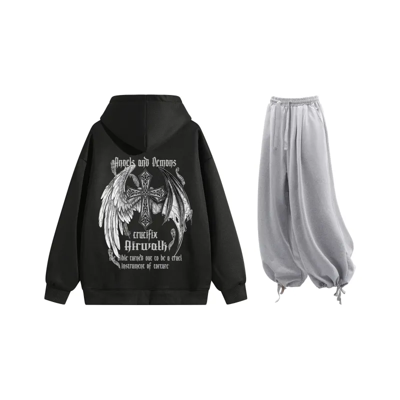Airwalk Sweatshirt Sets Unisex-14