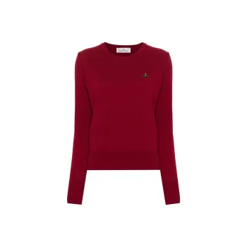 Vivienne Westwood Orb Embroidered Knited Jumper