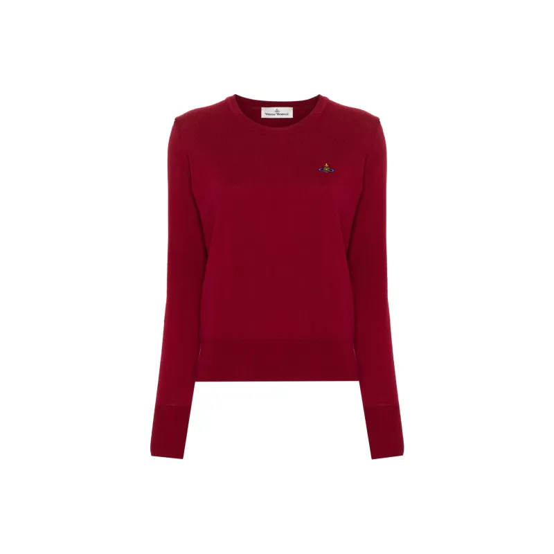 Vivienne Westwood Orb Embroidered Knited Jumper-0