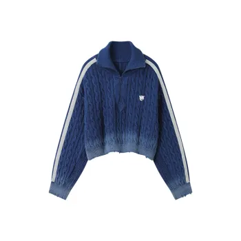 UOOYAA Loose Fit Sweater Women's Blue