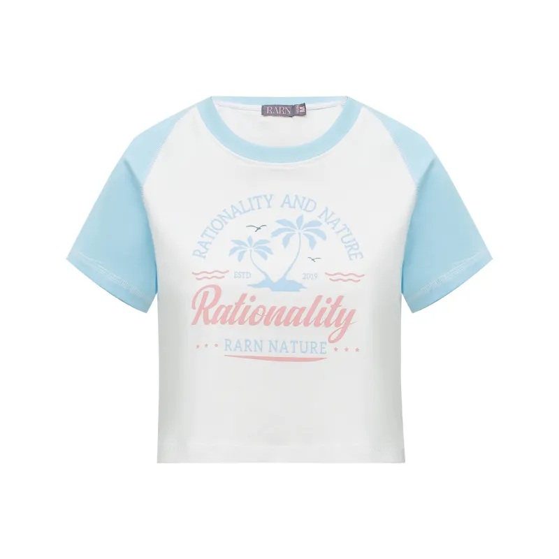 RA&RN Raglan Sleeve T Shirt Women's-0