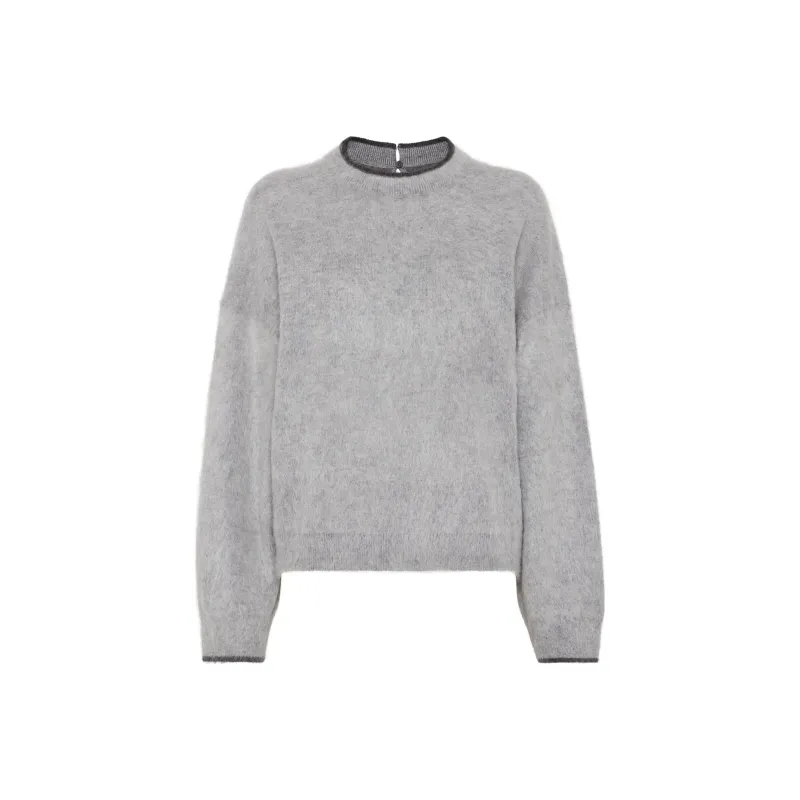 Brunello Cucinelli Monile Embellished Jumper-0