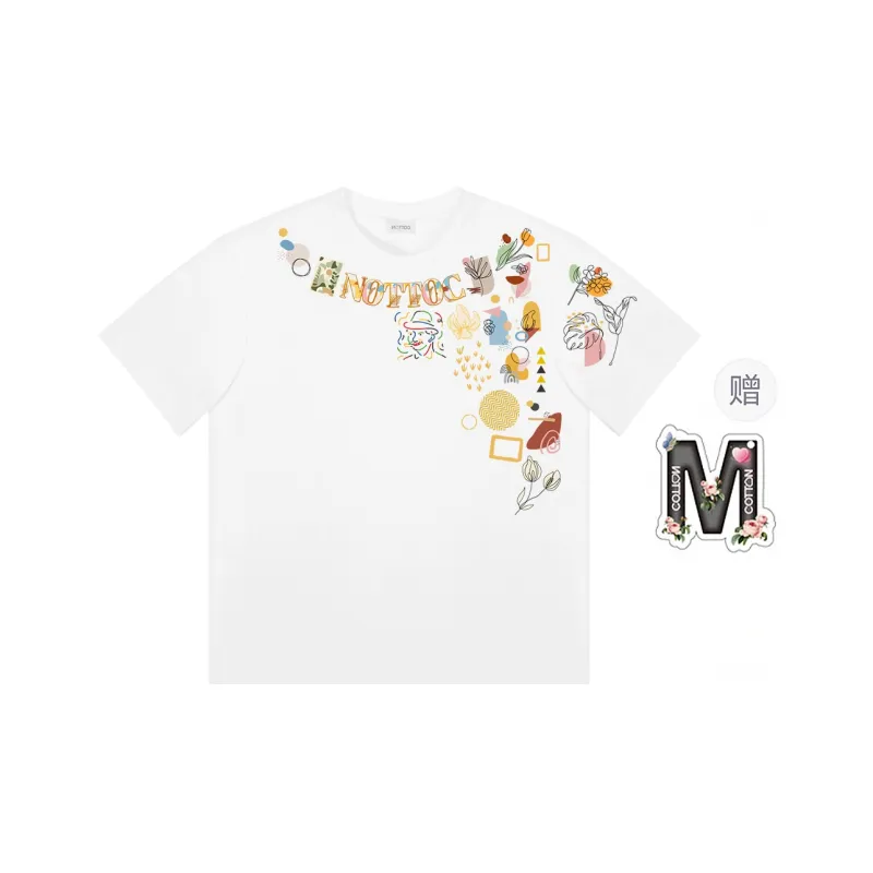 Cotton shopping T Shirts Unisex-0