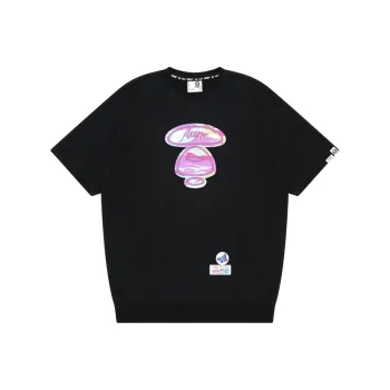Aape Sequin detail Cotton blend T shirt Dress