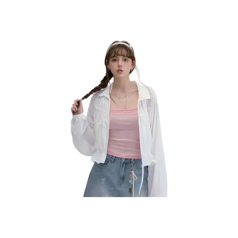 Guuka Hero Super Lightweight And Breathable Sun Protection Clothing Women's White-3