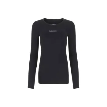 JIL SANDER + Logo Printed Crewneck T Shirt