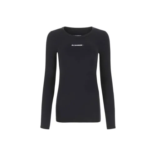 JIL SANDER + Logo Printed Crewneck T Shirt