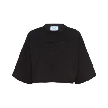 PRADA Crop Tops Women's Black
