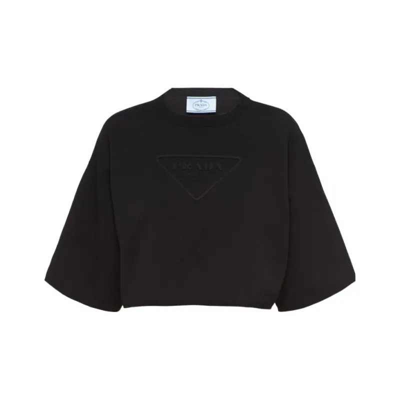 PRADA Crop Tops Women's Black-0