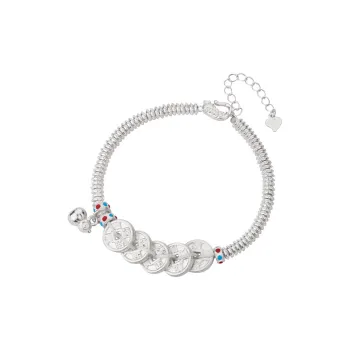 Shunqin Silver Building 999 Fine Silver Bracelets Unisex