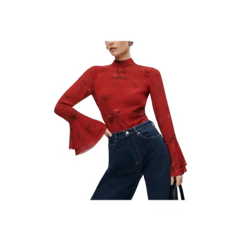 REFORMATION T Shirt Women's Vermilion