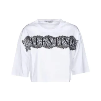 Valentino Crop Tops Women's White