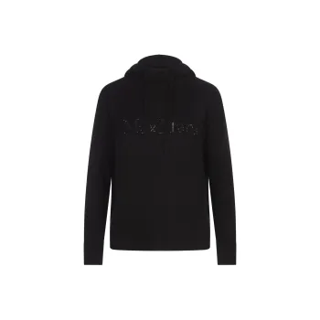 MaxMara Logo Embellished Knitted Hoodie