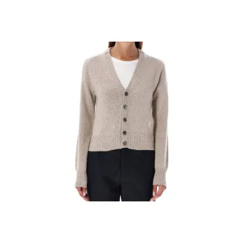AMIPARIS Paris Heart Embroidered Button Up Cardigan
