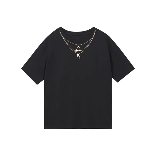 Jordan SS22 Drop Shoulder Sleeve T Shirt Women's Black