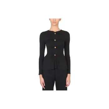 PROENZA SCHOULER V-Neck Crepe Top
