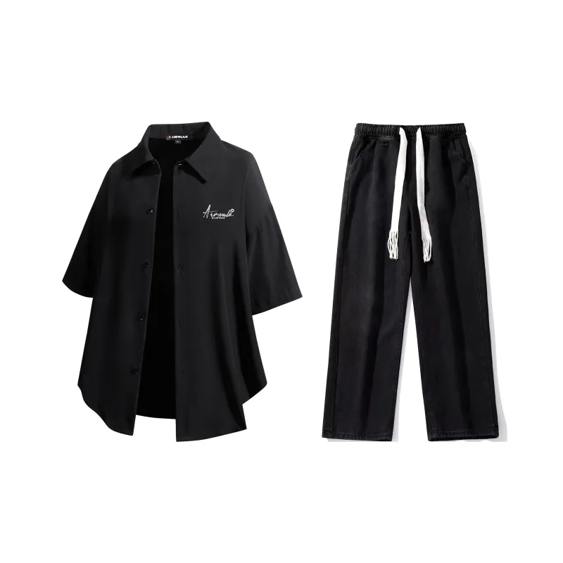 Airwalk Shirt Matching Set Unisex-0