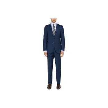 Canali Checked Single breasted Suit