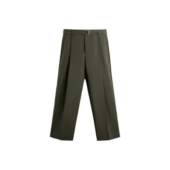 Nanushka X ZARA Nanushka Collaboration Casual Pants Men Green