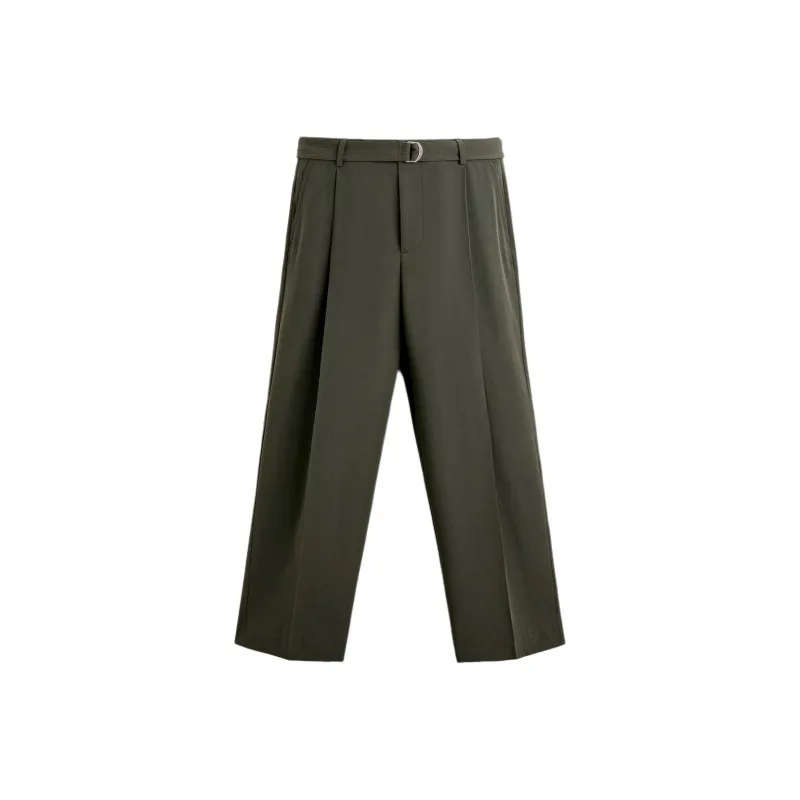 Nanushka X ZARA Nanushka Collaboration Casual Pants Men Green-0