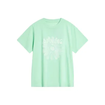 LiNing Sports Life Collection T Shirt Women's Cooling Green
