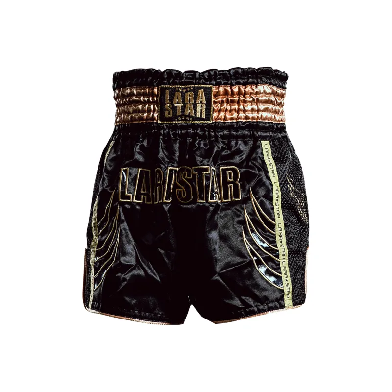 LARA STAR Sports Shorts Unisex Black-0