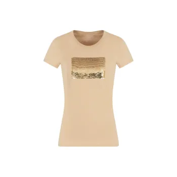 ARMANI EXCHANGEAE Regular T Shirt Women's Camel