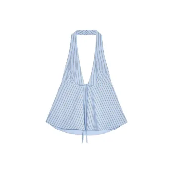 ZARA Tank Top Women's Blue/White