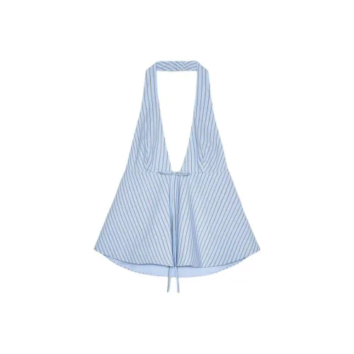 ZARA Tank Top Women's Blue/White