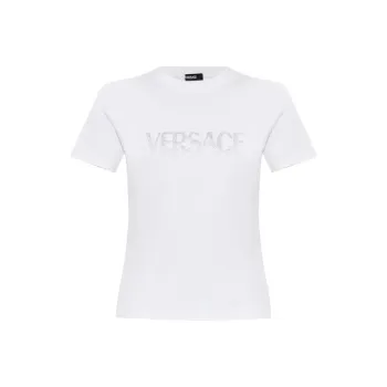 VERSACE Crystal embellished T shirt