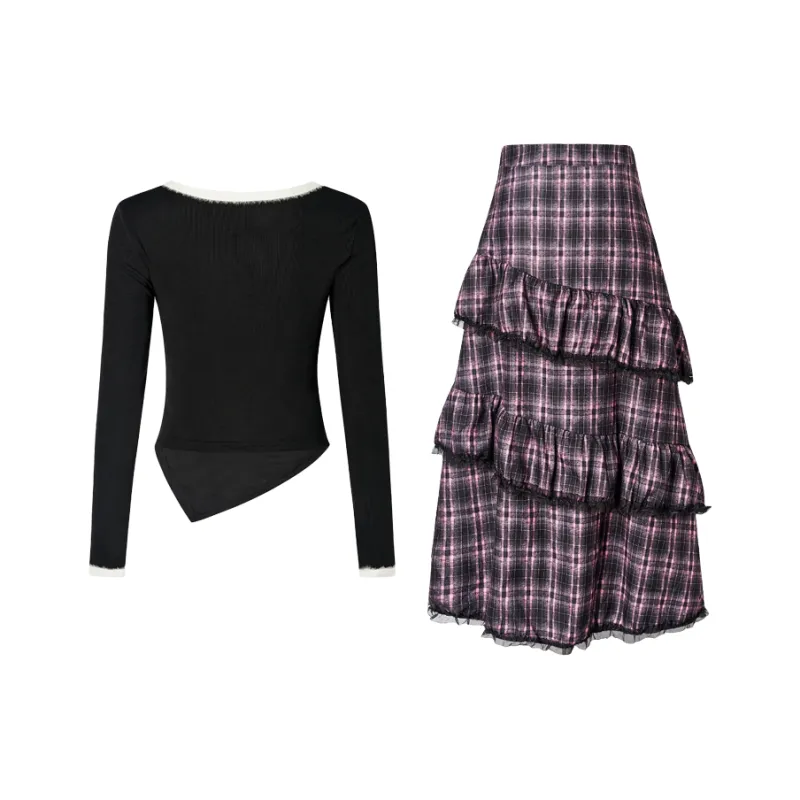 Incolore Skirt Set Women's Black-1